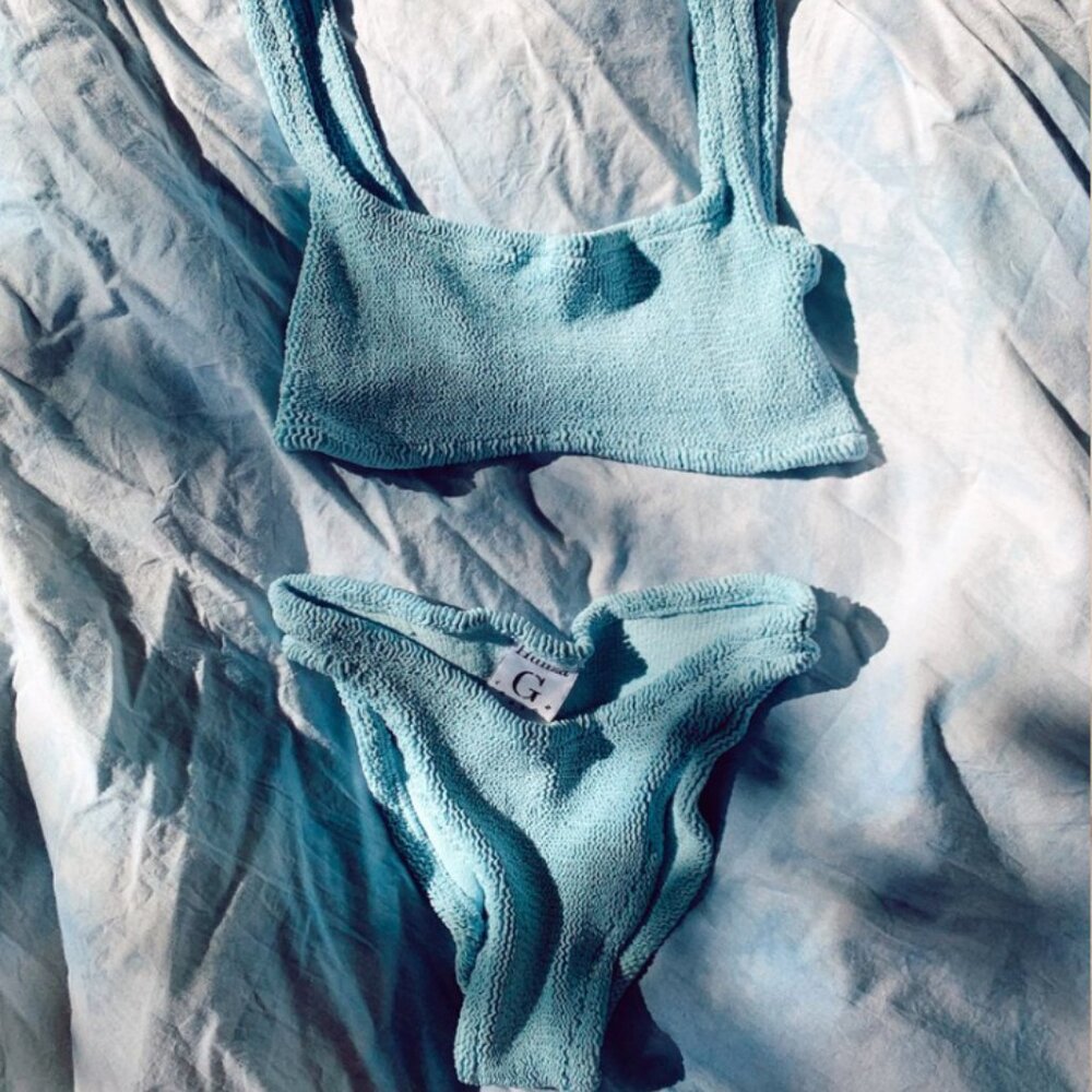 Hunza G Xandra Bikini Baby Blue - Picture 2 of 4